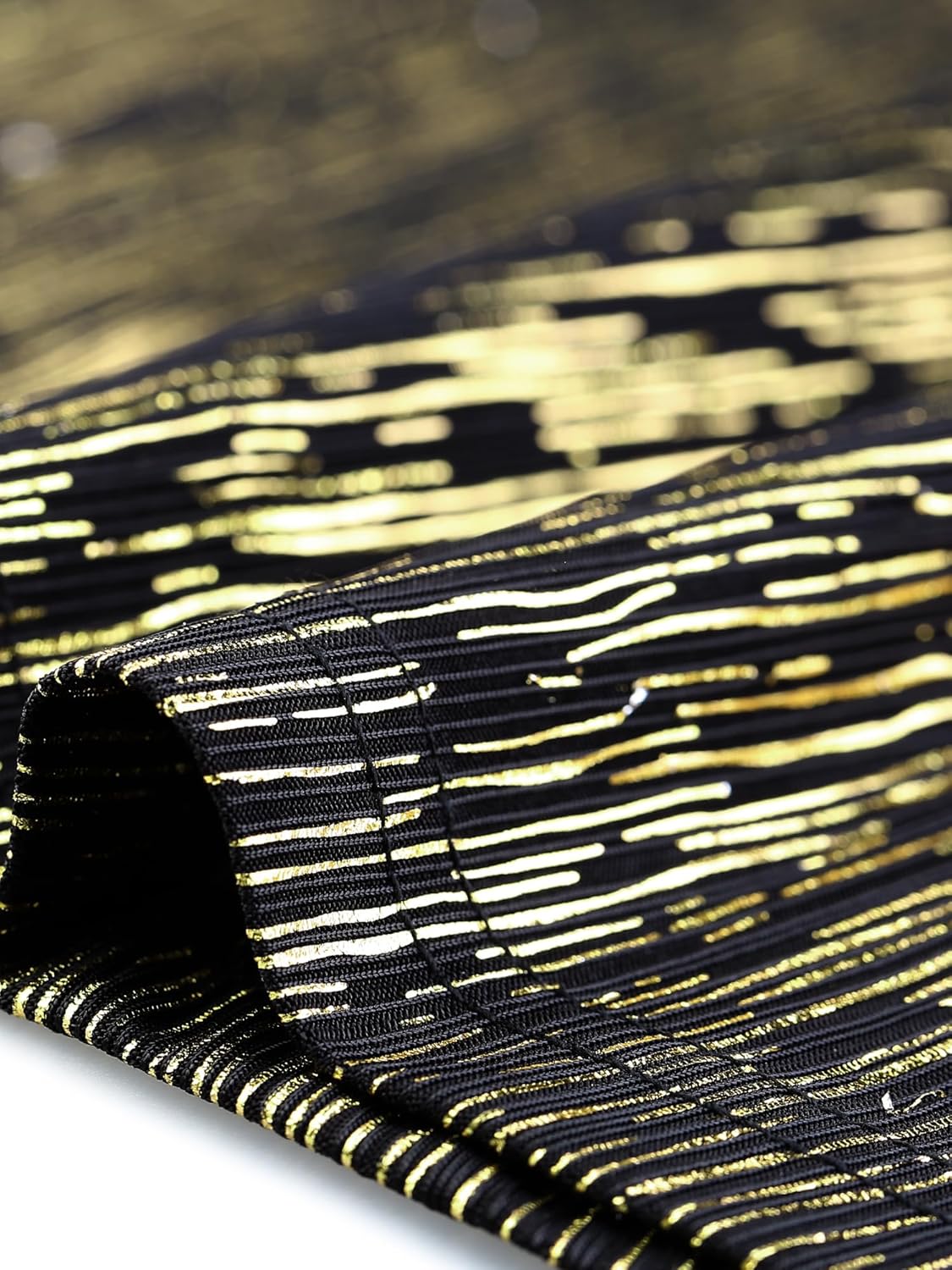 Agnes Orinda Plus Size Sequin Tank Tops for Women V Neck Bronzing Glitter Cami Sleeveless Camisole Vest - Image 5