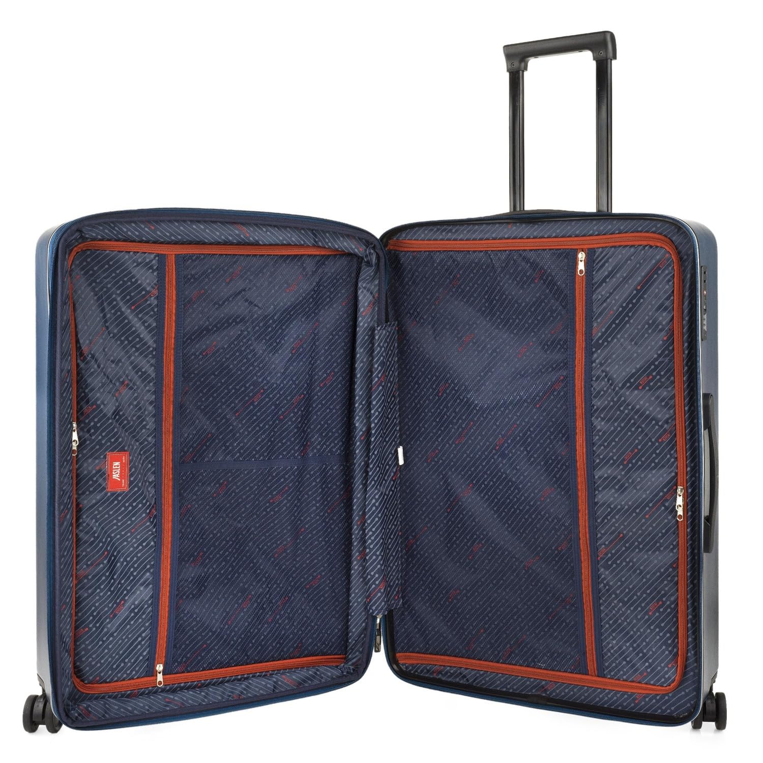 JASLEN - Lekkie duże walizki - Duża walizka z twardej skorupy ABS 75 cm - Lekkie duże walizki z zamkiem szyfrowym - Sztywna duża walizka na 4 kółkach - Lekka i wytrzymała, Niebieski