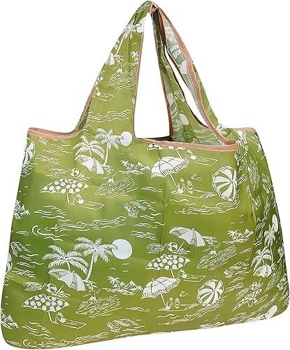 allydrew Splendid Designs Foldable Tote Nylon Reusable Grocery Bag