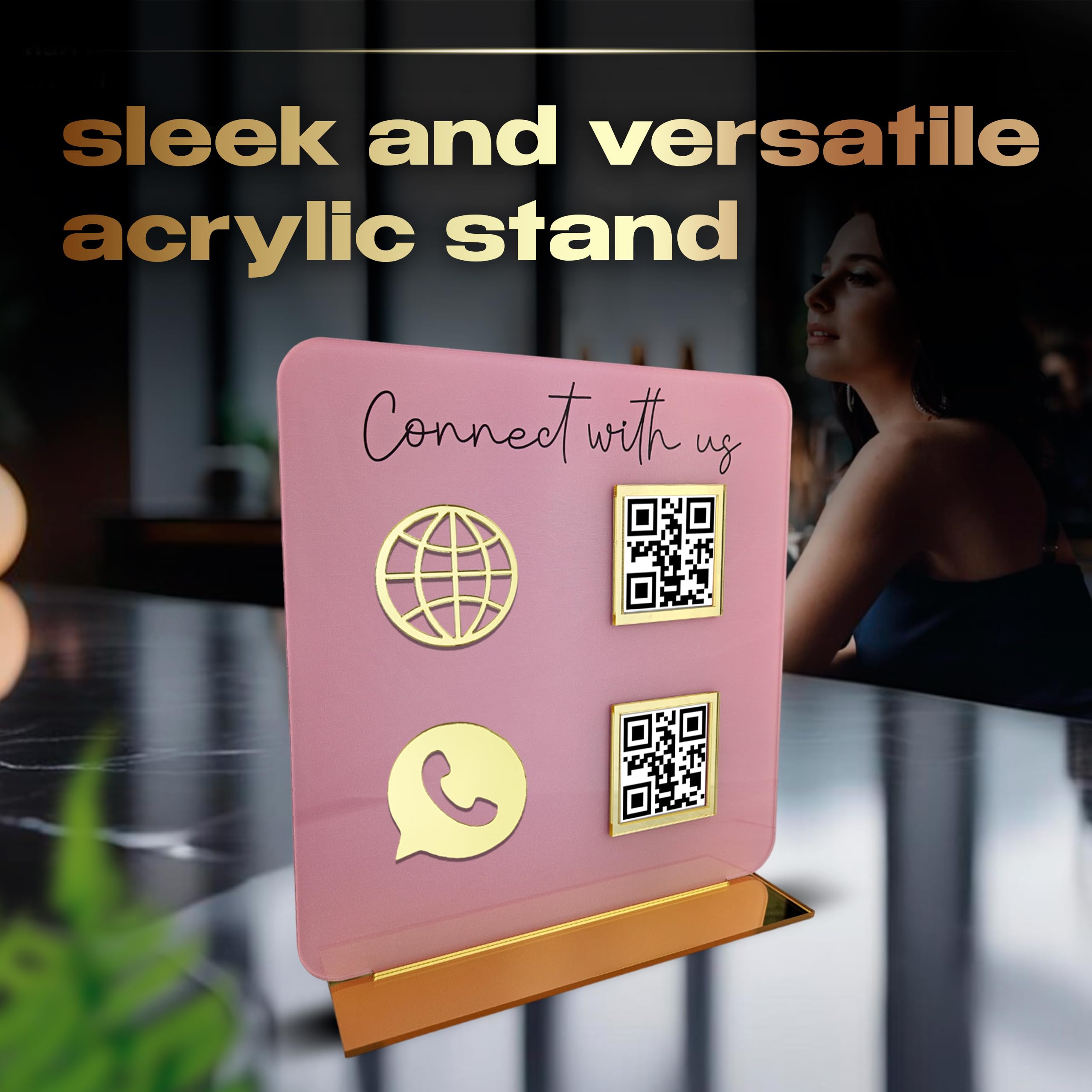 Amazon.com: Skywin QR Code Sign for Business – Social Media & Cash