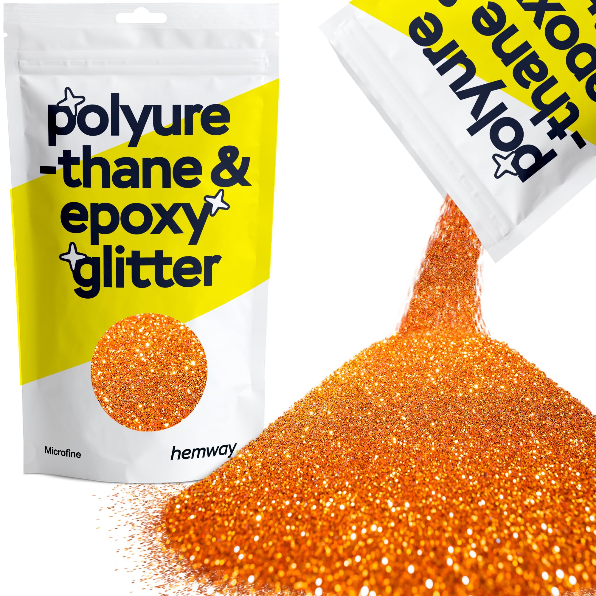 Hemway Resin Glitter Bronze Brown 100g Super Chunky | Polyurethane & Epoxy Glitter for Resin Crafts, Tumblers, Coasters, Floor & Table Art — view 228