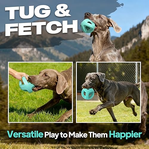 Fida Natural Rubber Dog Balls for Aggressive Chewers — alternate angle