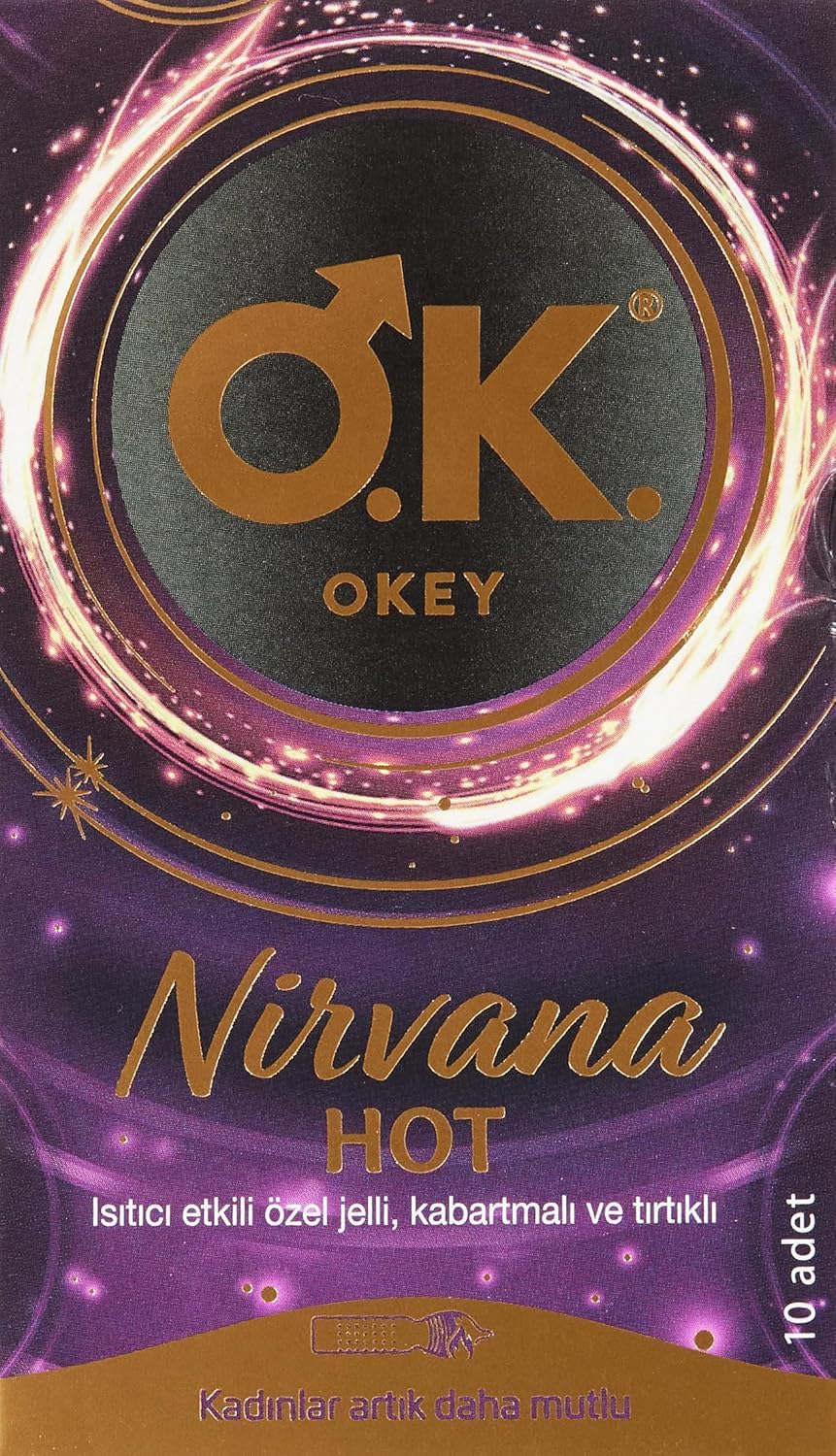 Okey Nirvana Hot Prezervatif 10 Adet