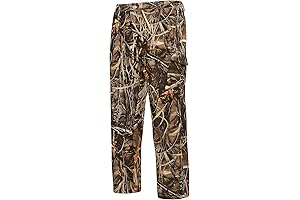 Hunting Camo Pants for Men - Windproof Fleece Lined Winter Pants for...