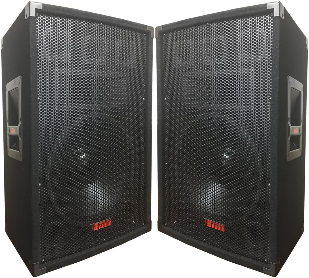 A pair of TA-120-12" Speaker 750 Watts 3-way - Adkins Pro Audio - DJ Speaker - Great for parties and Weddings