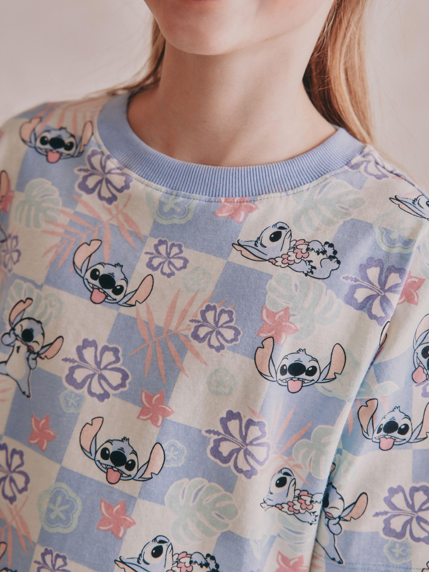NEXT Fille Pyjama Short Stitch, Lot de 2