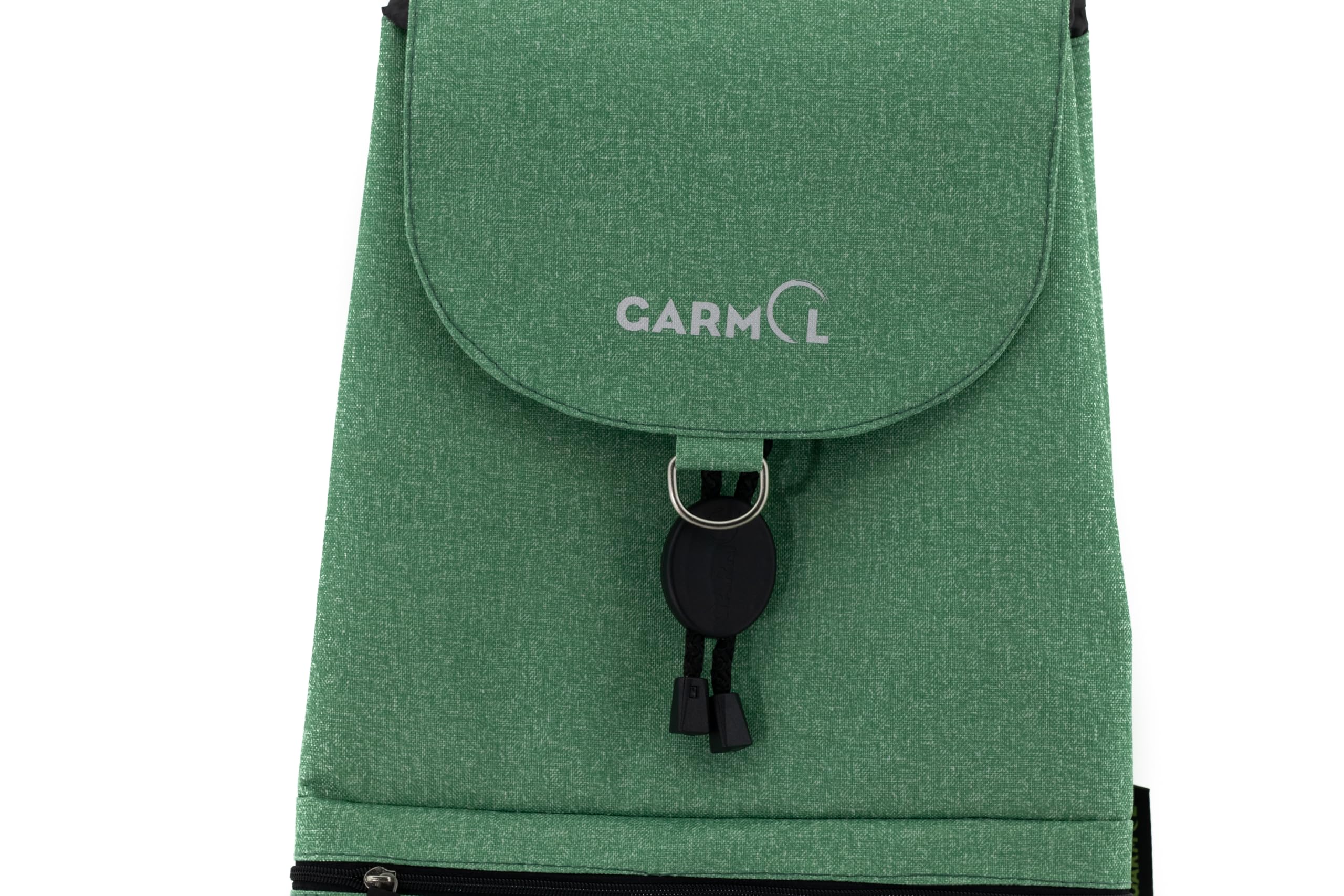 GARMOL Carro de la Compra Plegable 55L Carro de Compra 4 Ruedas Gran Capacidad Plegable con 2 Fijas y 2 Giratorias | Carrito Color Verde