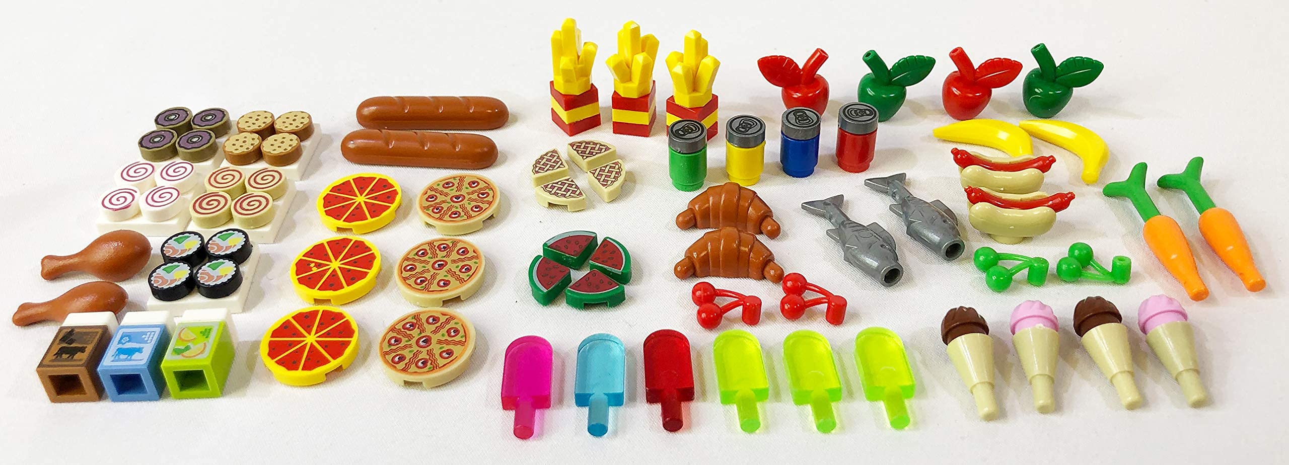 Lego Food Lego Minifigure Accessories Brick Loot Food Accessories