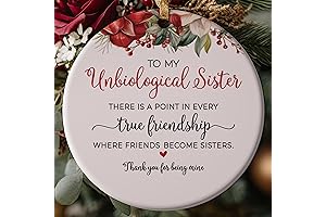 Unbiological Soul Sisters Best Friends Ornament