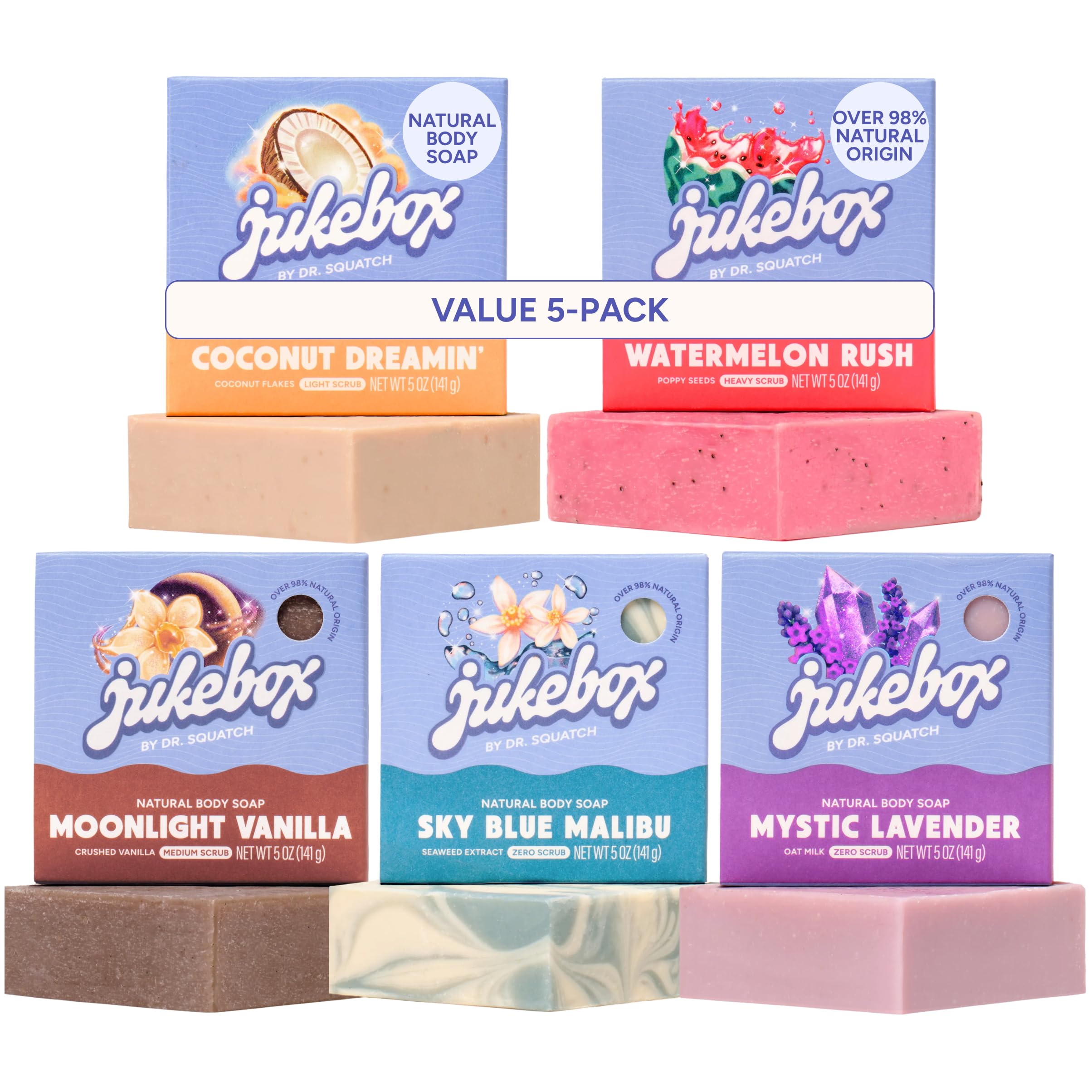 JUKEBOX Natural Cold Process Body Soap Bars