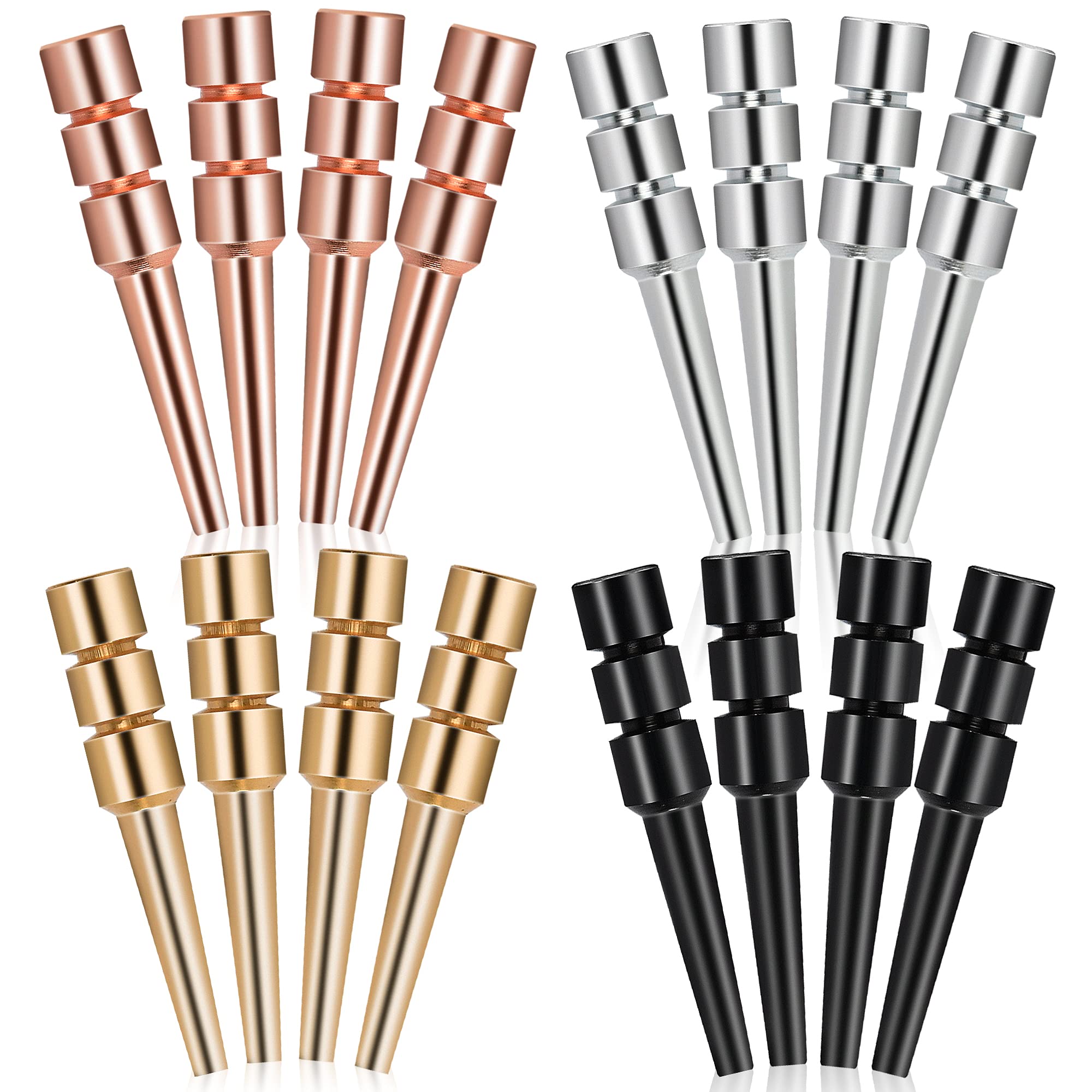 Buy 16 Pieces Metal Cribbage Pegs Akamino 4 Colors Cribbage Board Pegs