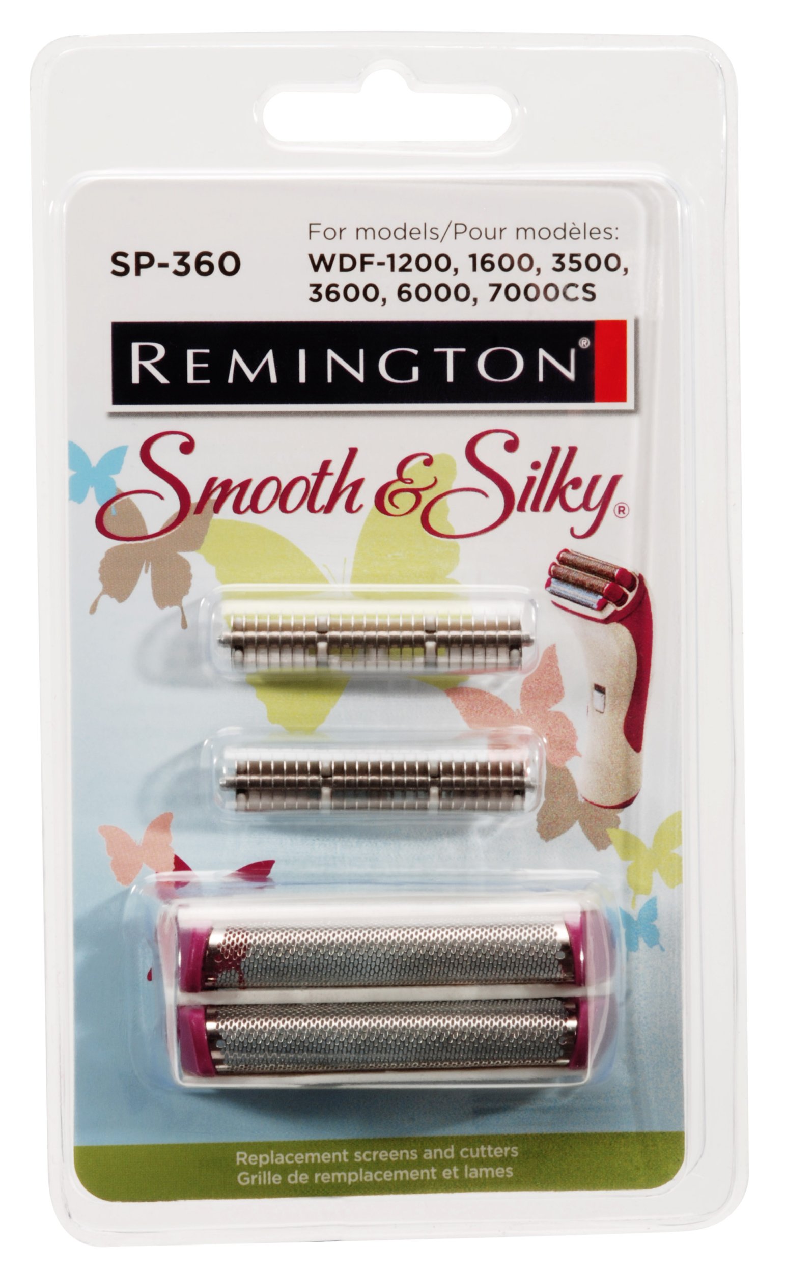 Remington SP-360 Women's Shaver Replacement Foil Screens and Cutters, Silver