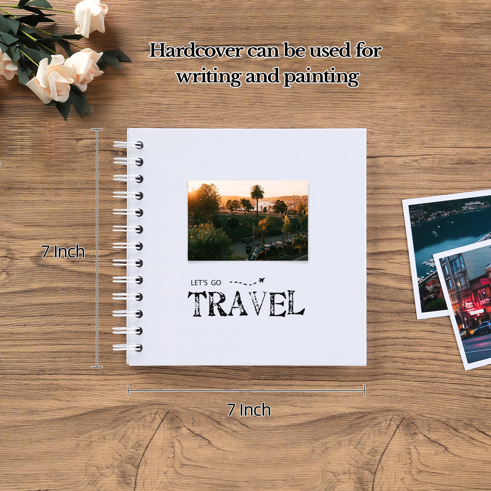 Amazon.com: potricher 7 x 7 Inch DIY Scrapbook Album 40 Pages