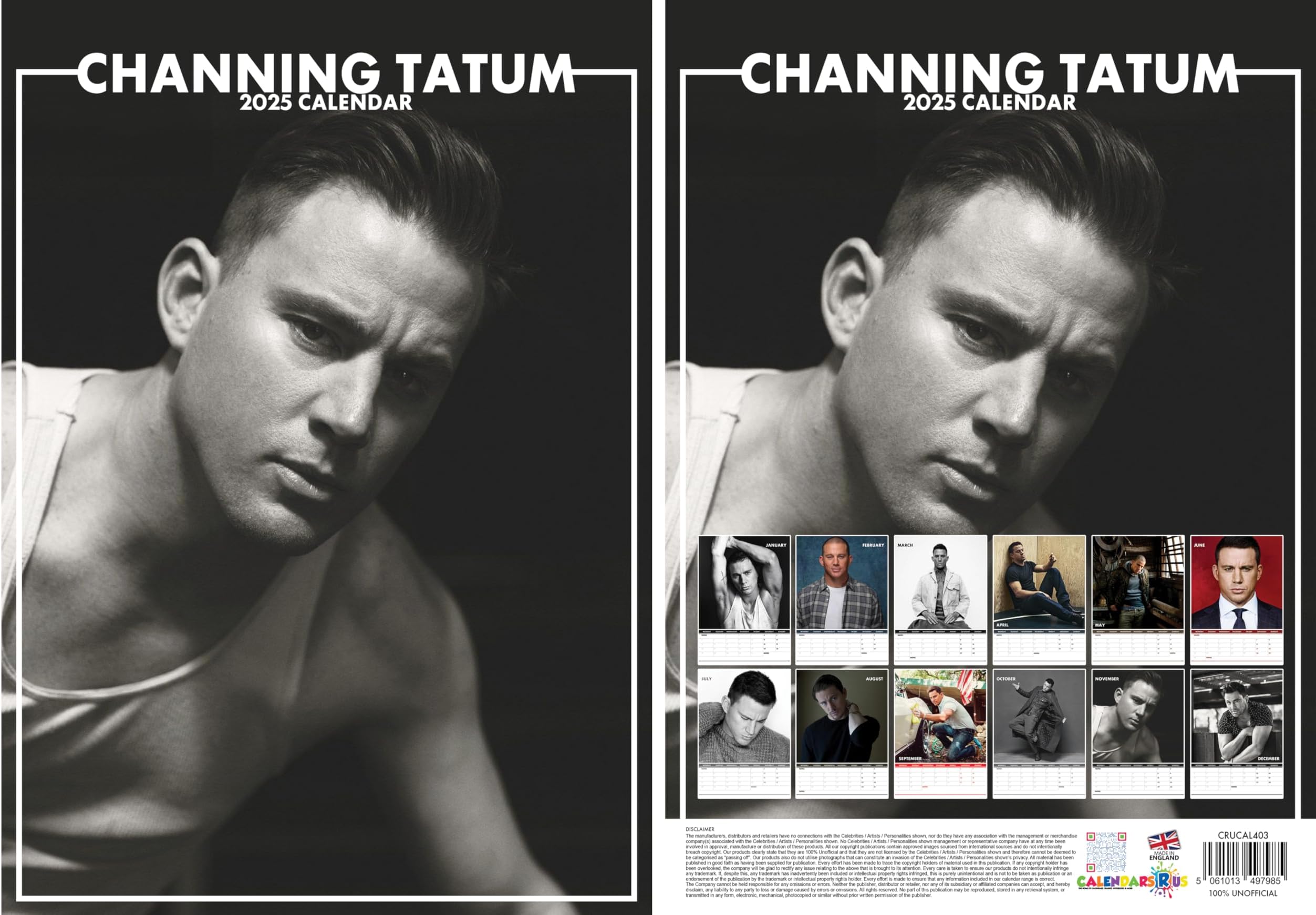 Channing Tatum Calendar 2025