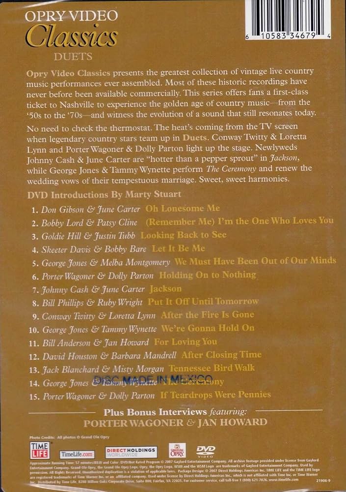 Opry Video Classics [DVD、リージョン1] Amazon.com: Opry Video Classics : Opry Video Classics