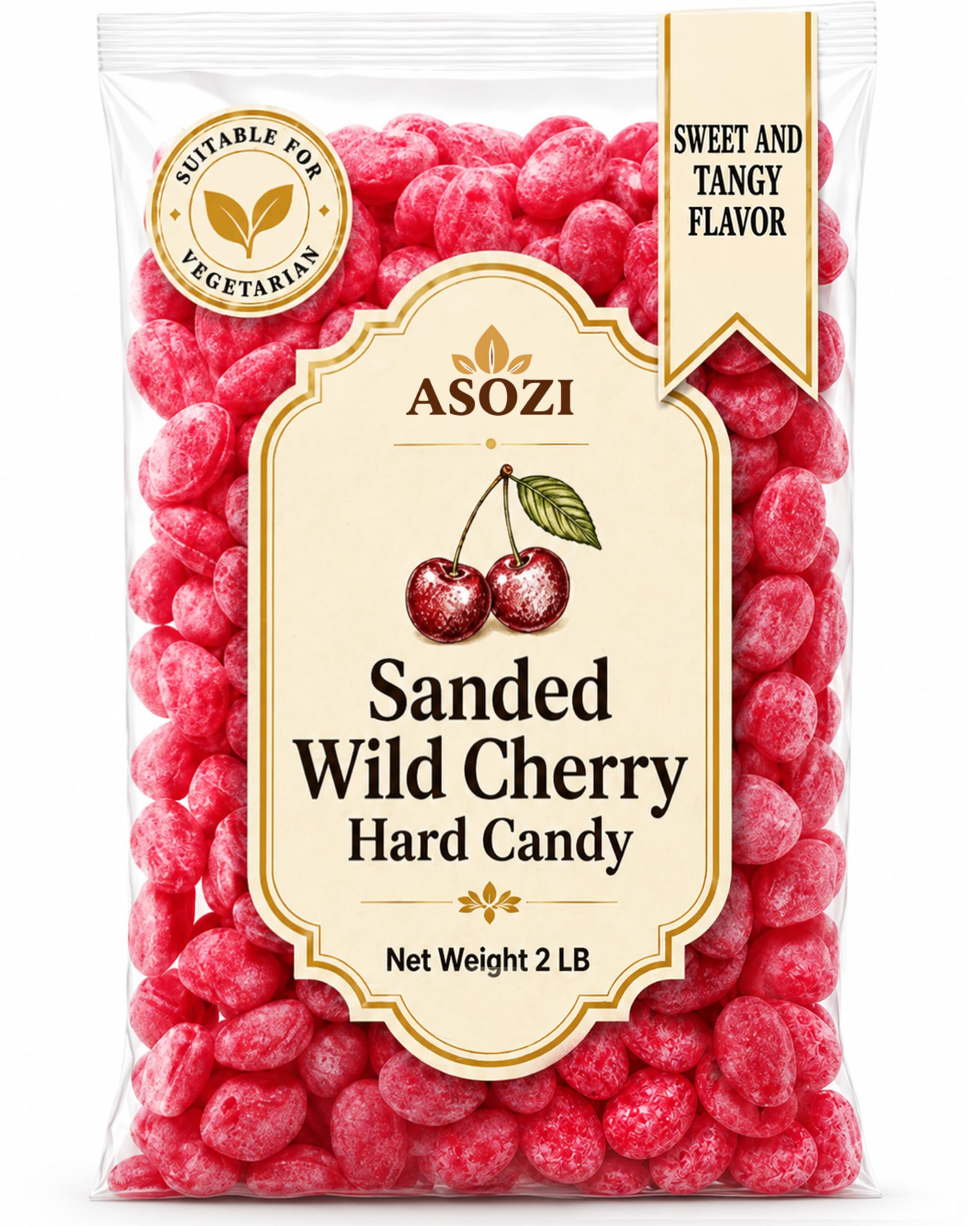Amazon.com: Wild Cherry Drops Hard Candy 2lb | Old Fashioned Bulk