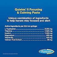 Vista 5 de Farnam Quietex II - Suplemento calmante para caballos, ayuda a controlar el comportamiento nervioso y mantener a los caballos tranquilos