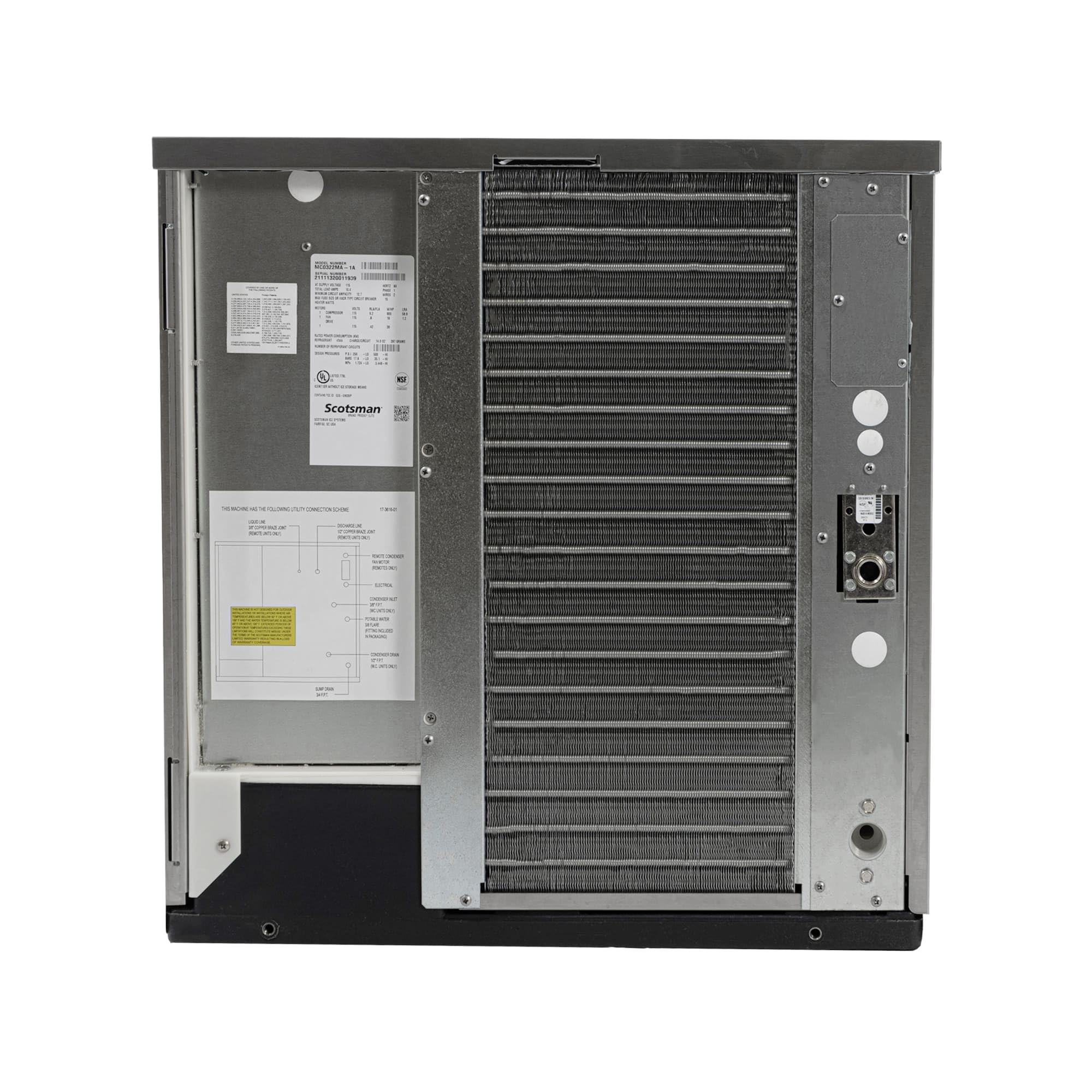 Scotsman Prodigy Elite Medium Cube 22" Ice Maker - 362 Lb/Day on Fridge.com - View 3