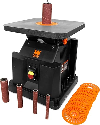 Miniatura 2 de WEN WEN AT6535 - Lijadora de husillo oscilante de 3.5 amperios y barra de limpieza abrasiva POWERTEC 71002 para correas de lijado y discos  Borrador