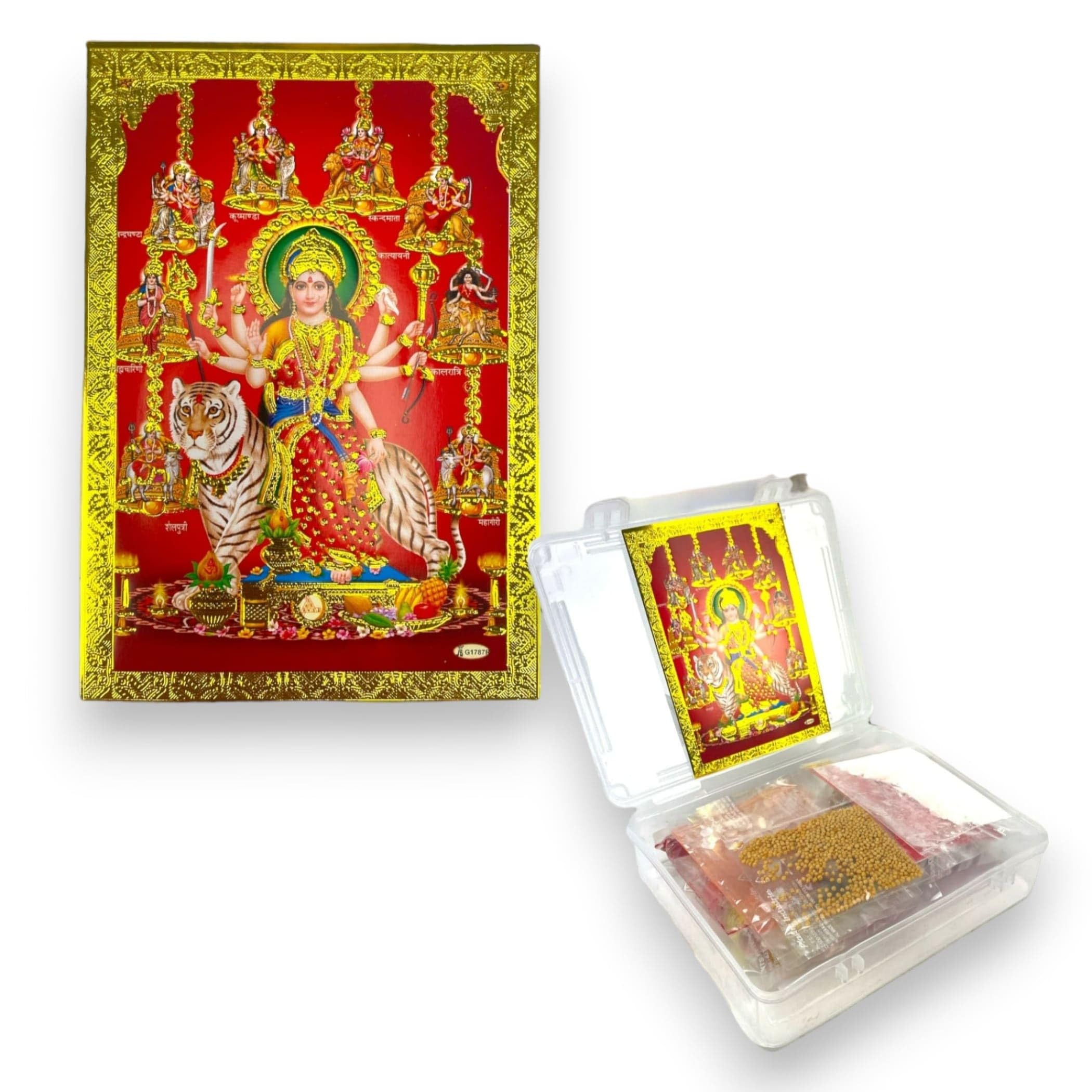 LOVENSPIRE Durga Puja Kit, Durga Ma Pooja Kit, Durga Pooja, Durga Pooja Samagri, Diwali Puja Kit, Navratri Puja, Puja Item, Pooja Item