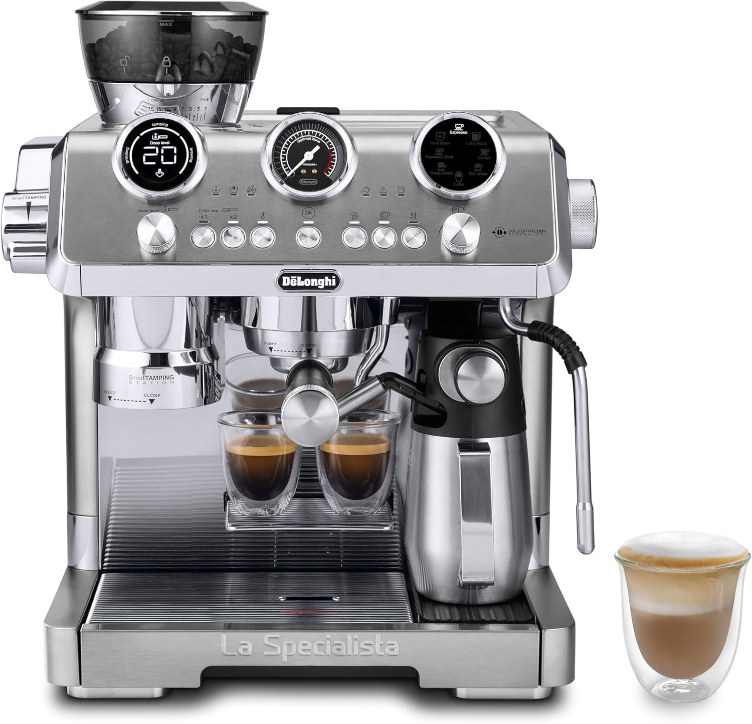 De'Longhi La Specialista Maestro Espresso Machine with Grinder