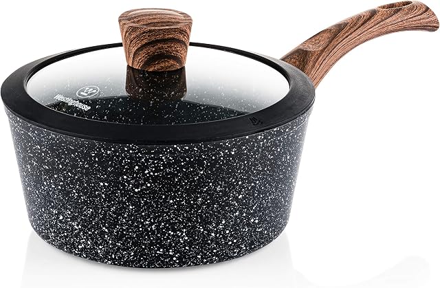 Westinghouse Non Stick Saucepan with Lid - Ø 20 cm Saute Pan for Induction Gas Electric & Ceramic Hob - Special Edition