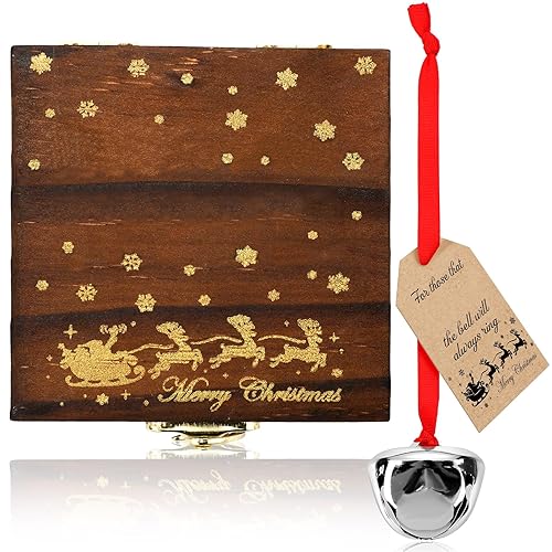 Ceenna 1 Set Christmas Believe Bell Gifts Polar Ornaments Bulk