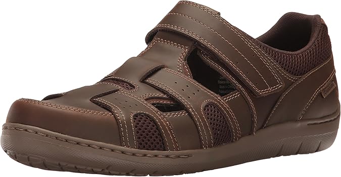 Amazon.com | Dunham Fitsmart Fisherman Brown 8 2E | Sandals