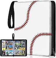 Vista 1 de 900 Pockets Baseball Card Sleeves Binder for Trading Card, Baseball Card Sleeves Card Holder Album Protectors Set Fit for Football Cards,Sport Cards