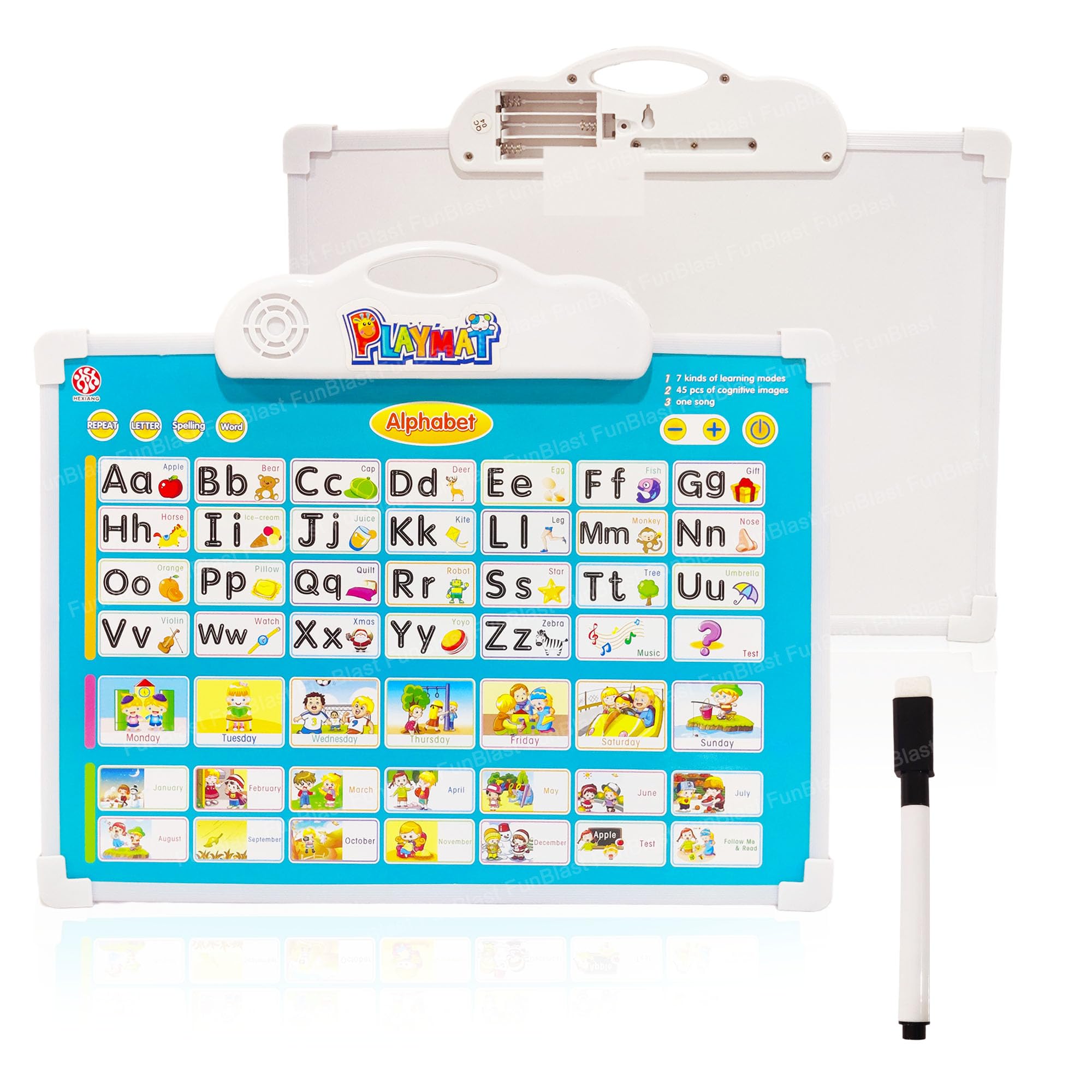 See full amazon price history chart for FunBlast Musical Learning Play Mat Pad for Kids – Multi-Functional Electronic Drawing Board for Kids & Toddlers - Multicolor FunBlast Musical Learning Play Mat Pad for Kids – Multi-Functional Electronic Drawing Board for Kids & Toddlers - Multicolor (B07FCTJ7K3) Amazon Price History, Amazon Price Tracker