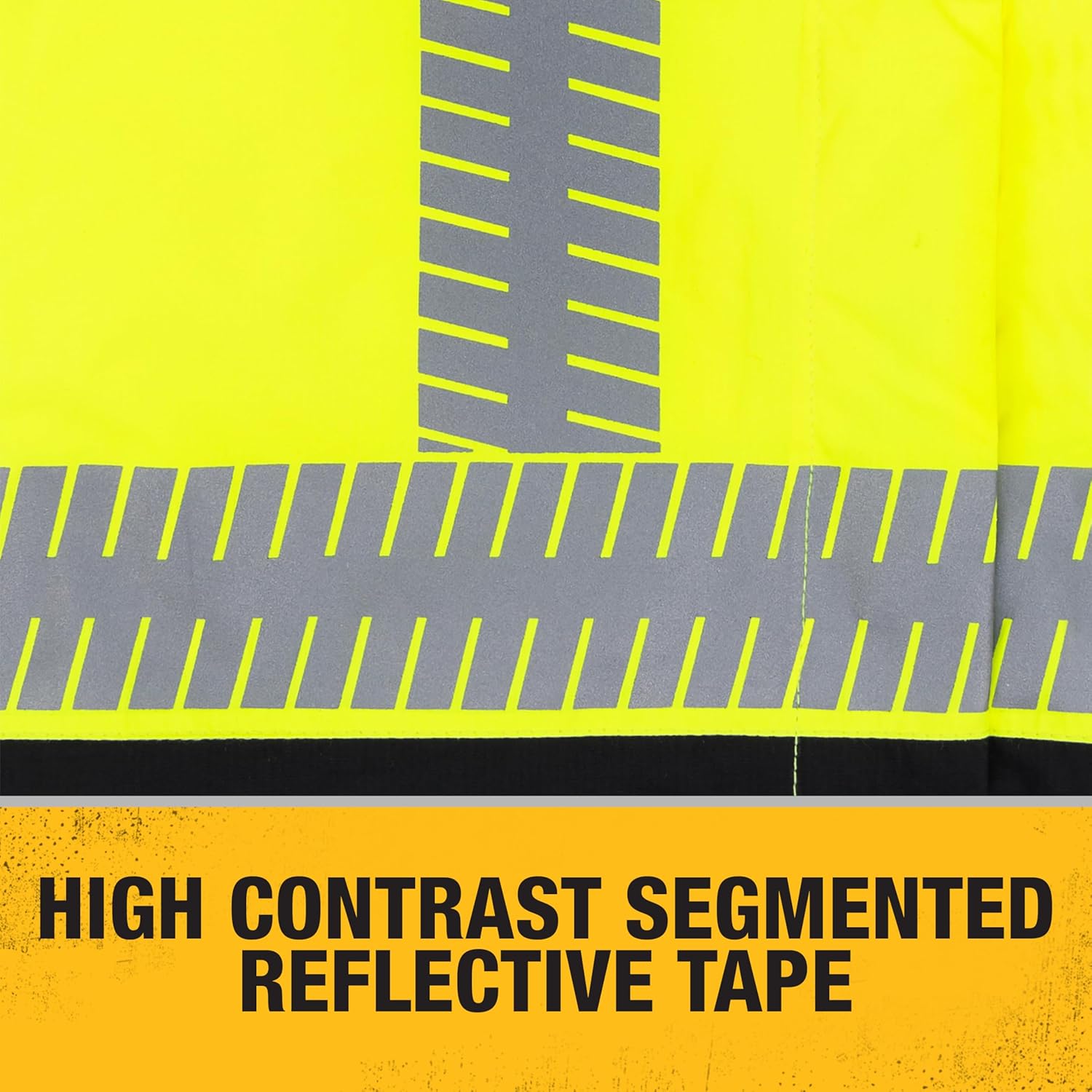 DEWALT DRW21-3 Lightweight Class 3 Ripstop Wind and Rain Jacket - Hi-Vis Green, Size L