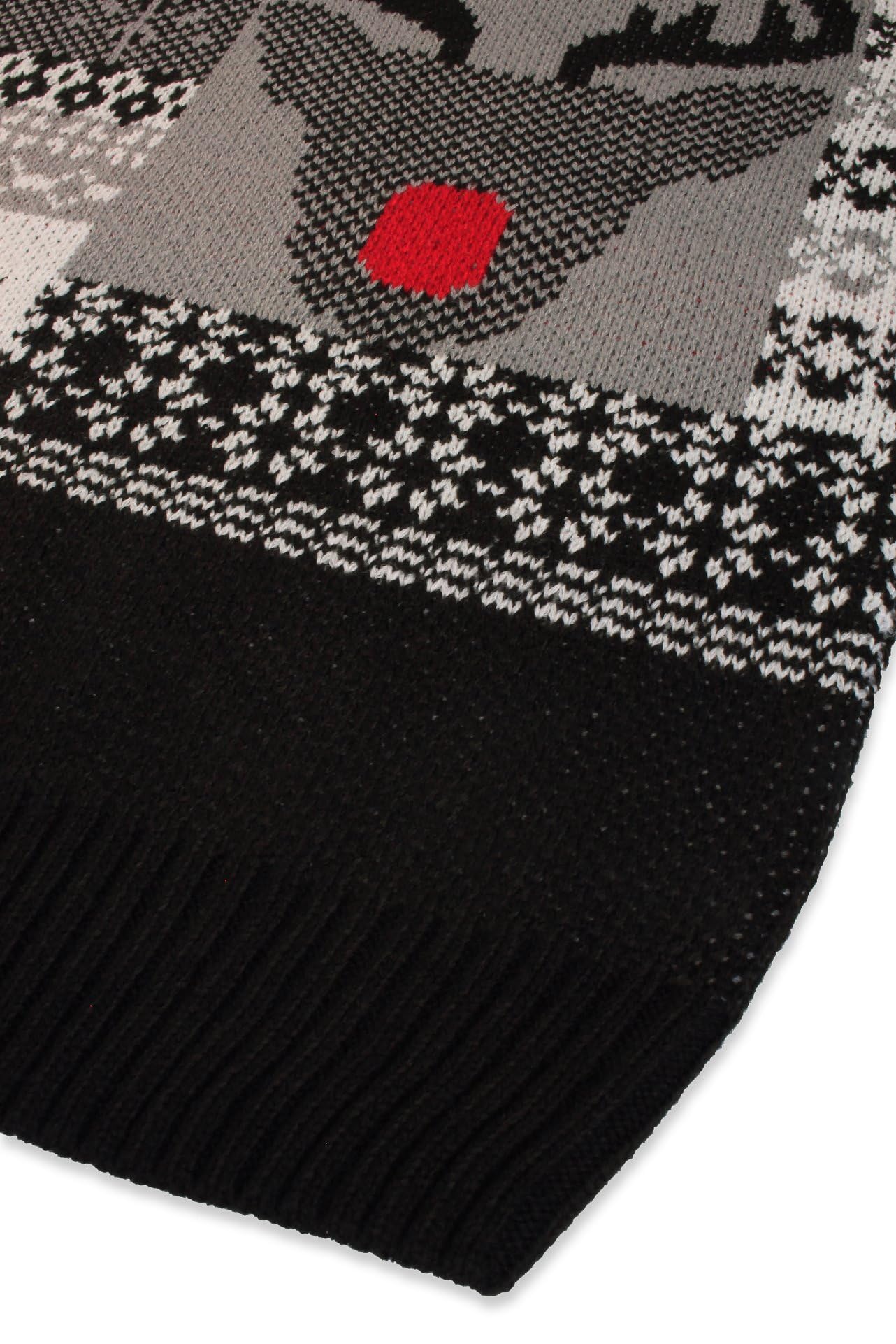 Xact Herren Nordic Fairisle 1/4-Zip Weihnachtspullover