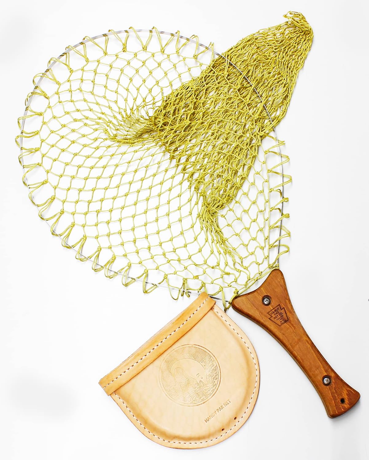 Instanet/M Size/Wood Handle/Leather case/Cremonanet