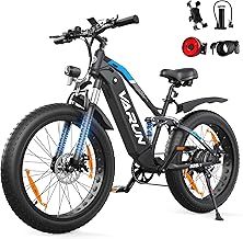 Sponsored You’re seeing this ad based on the product’s relevance to your search query.Learn more about this advertisement VARUN E Bike, 26 * 4.0 Zoll E-Bike Herren mit 250W Motor, 48V 18AH/13AH Akku, bis 110-150 km, 5 Fahrstufen, 25km/h, StVZO, E-Mountainbike Fatbike mit LCD-Display