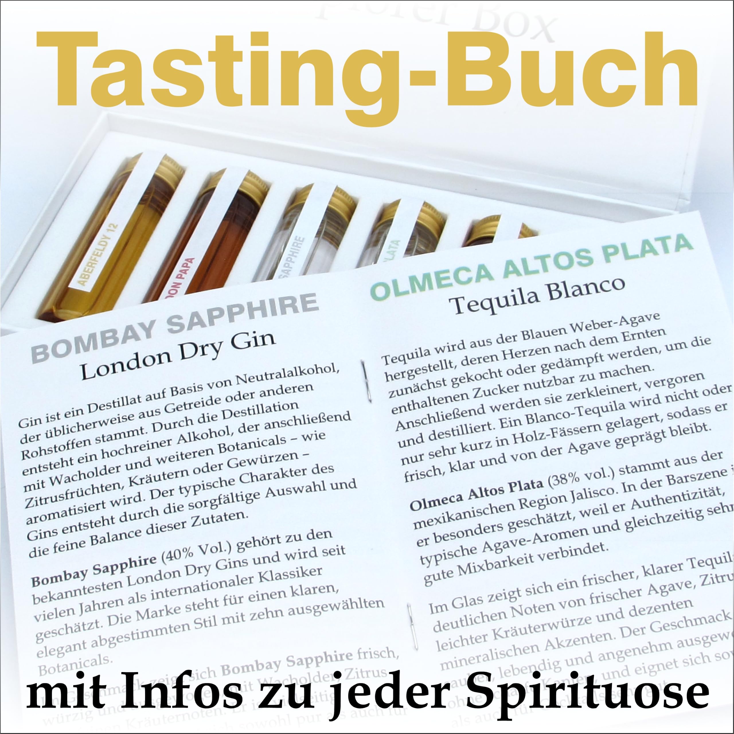 Spirits Explorer Box | 6 edle Spirituosen aus aller Welt | in edler Geschenkbox mit Magnetverschluss