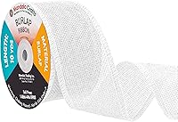 Vista 77 de Mandala Crafts Cinta de arpillera turquesa con alambre de 1 pulgada de ancho para manualidades, rollo de 10 yardas de cinta rústica de arpillera