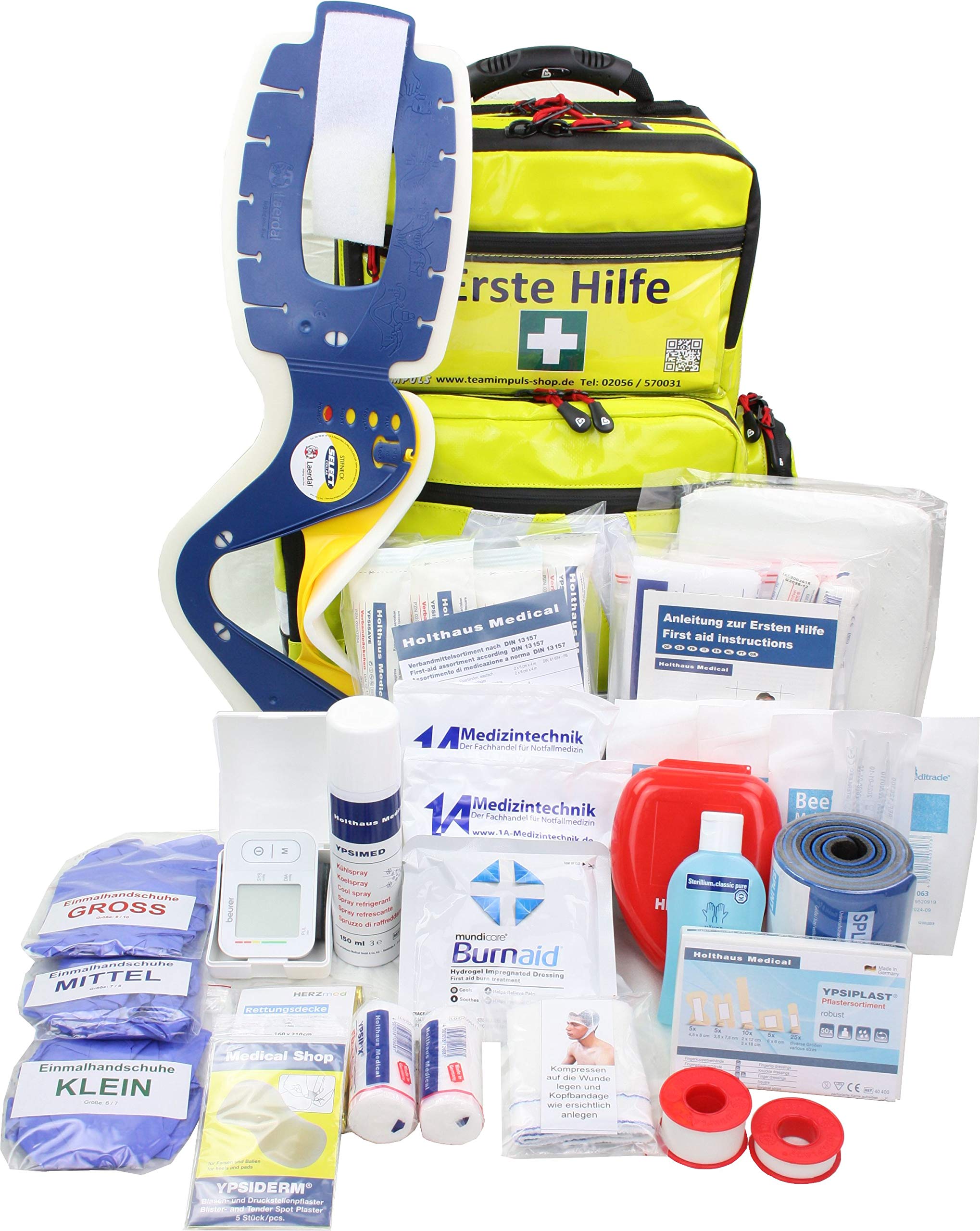 Team Impuls - Erste Hilfe - Notfallrucksack - Sport Freizeit & Event - Planenmaterial - Gelb