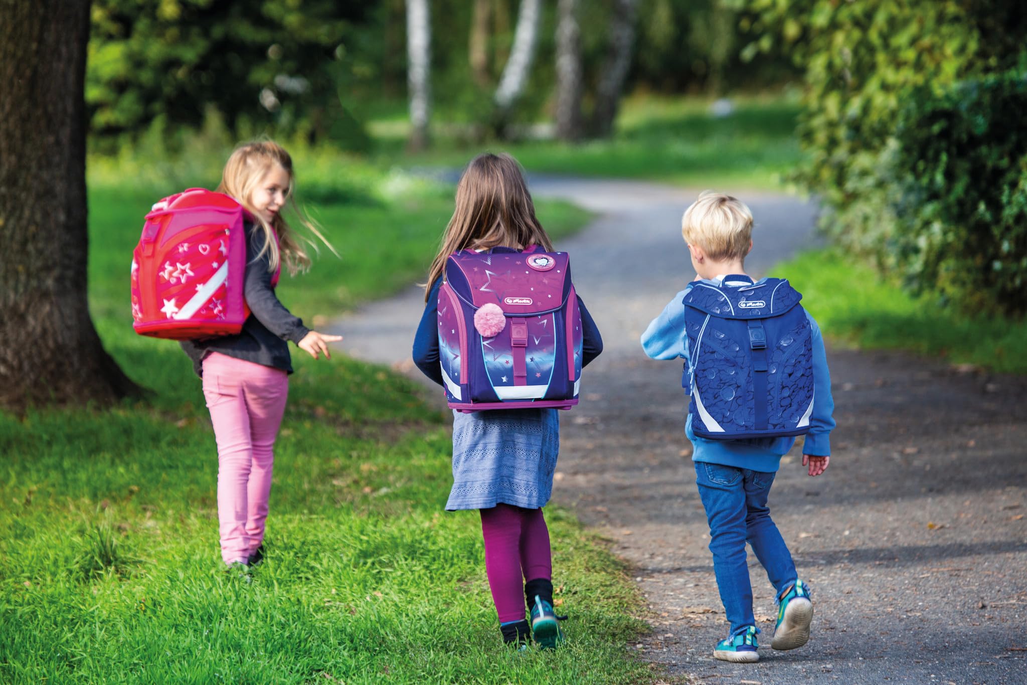 herlitz, Różowe gwiazdy, Kindergepäck