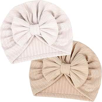 Asudaro Baby Mädchen Mütze Blumen Turban Hut Perle Beanie Cap Elastic