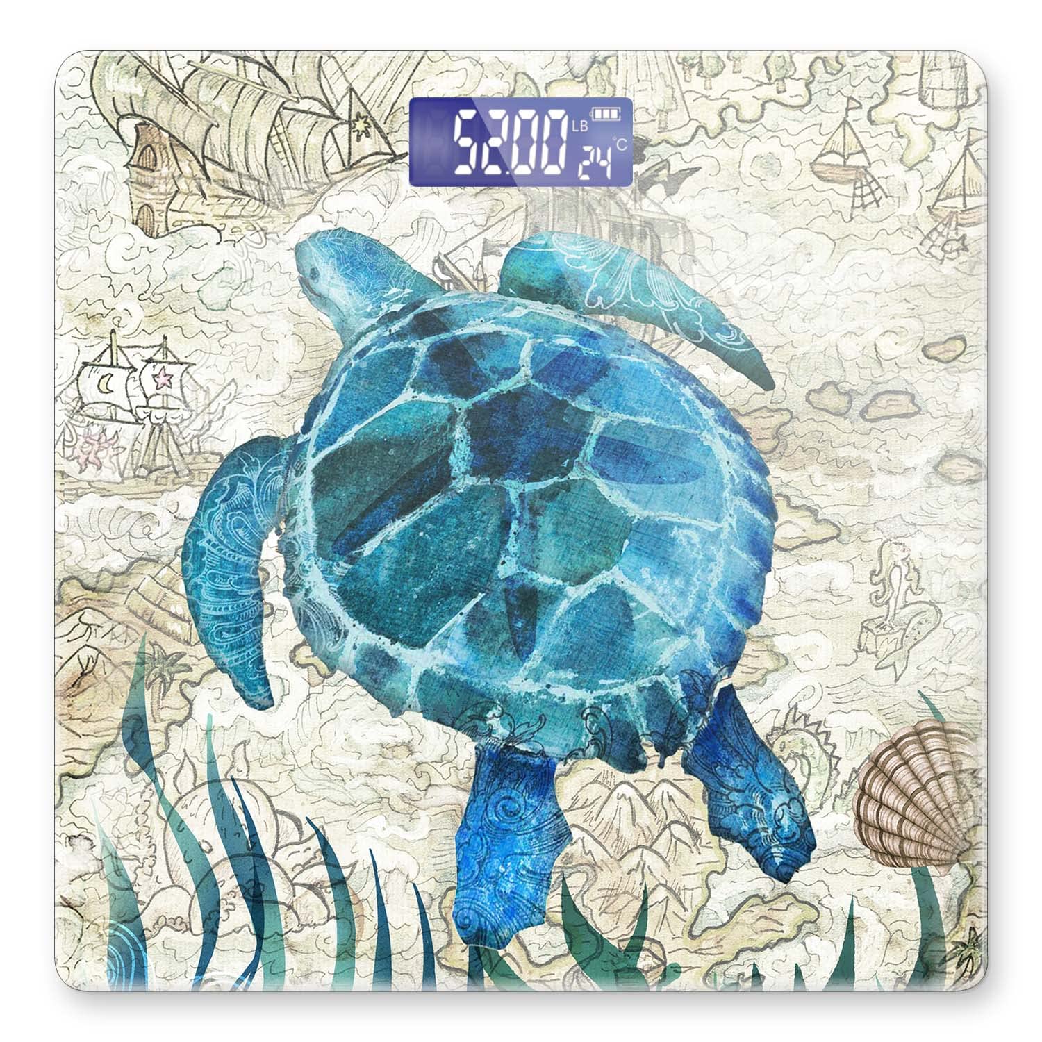 Weight Scale Digital Bathroom Scale Scale for Body Weight 400 lbs Personalized Digital Scale with Backlit Display Easy Read(Battery Not Included) -