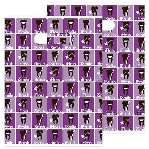 Miniatura 2 de IBrush IFloss ISmile - Bolsas de regalo dentales, 9 x 12 pulgadas, paquete de 100