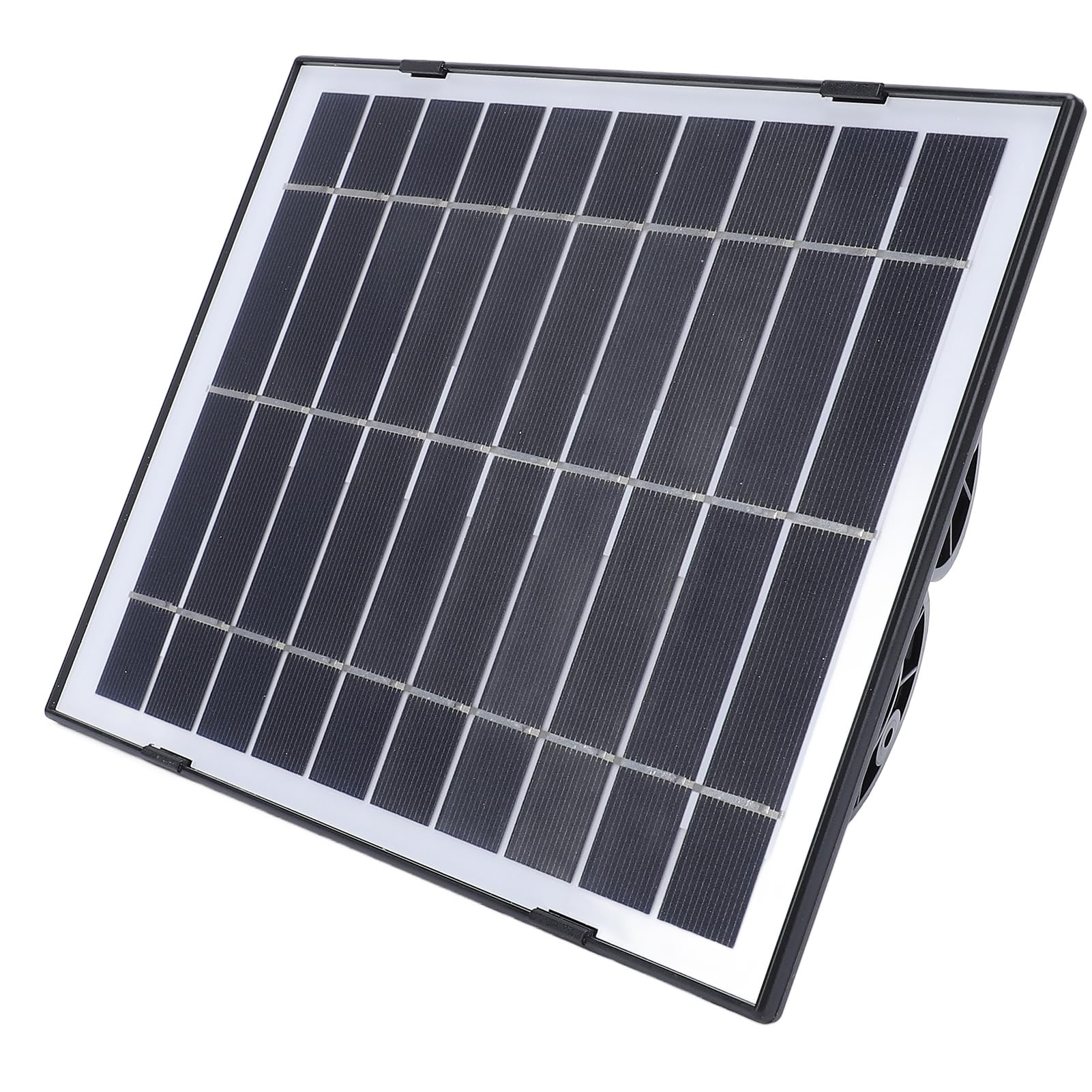CHICIRIS 10W Dual -Bracket -Überwachungskamera Solarpanel für Outdoor Kamera, Universelle Kompatibilität, Hohe Effizienz, Intelligentes Einstellbares Design, Komplette Solarlösungspaket mit