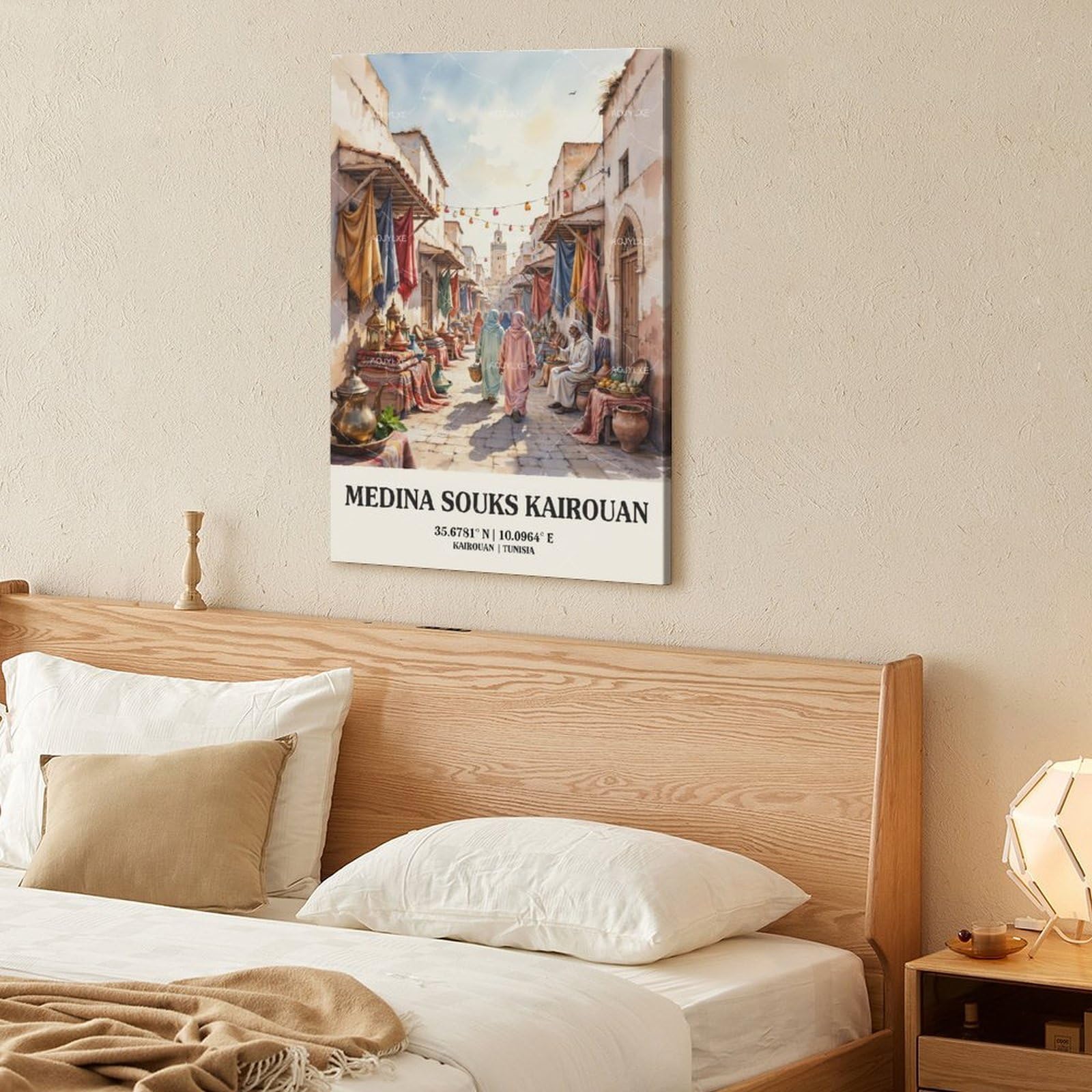 Medina Souks Kairouan Tunisia - Poster da parete, 61 x 91,4 cm