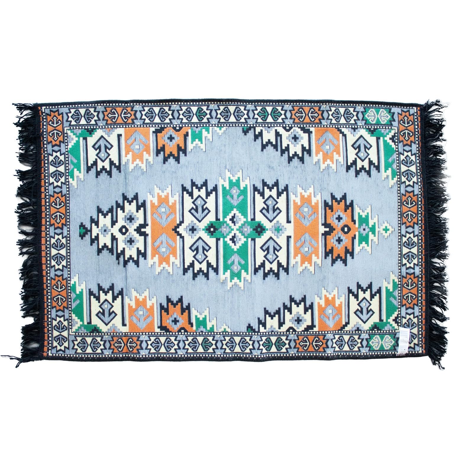 Tapis original Kilim 125 x 80 cm (anthracite)