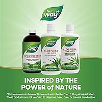 Vista 6 de Jugo de hoja de aloe vera Nature's Way con Polymax+, 99,5% Jugo de hoja de aloe vera purificado concentrado, sin sabor, 33,8 fl oz
