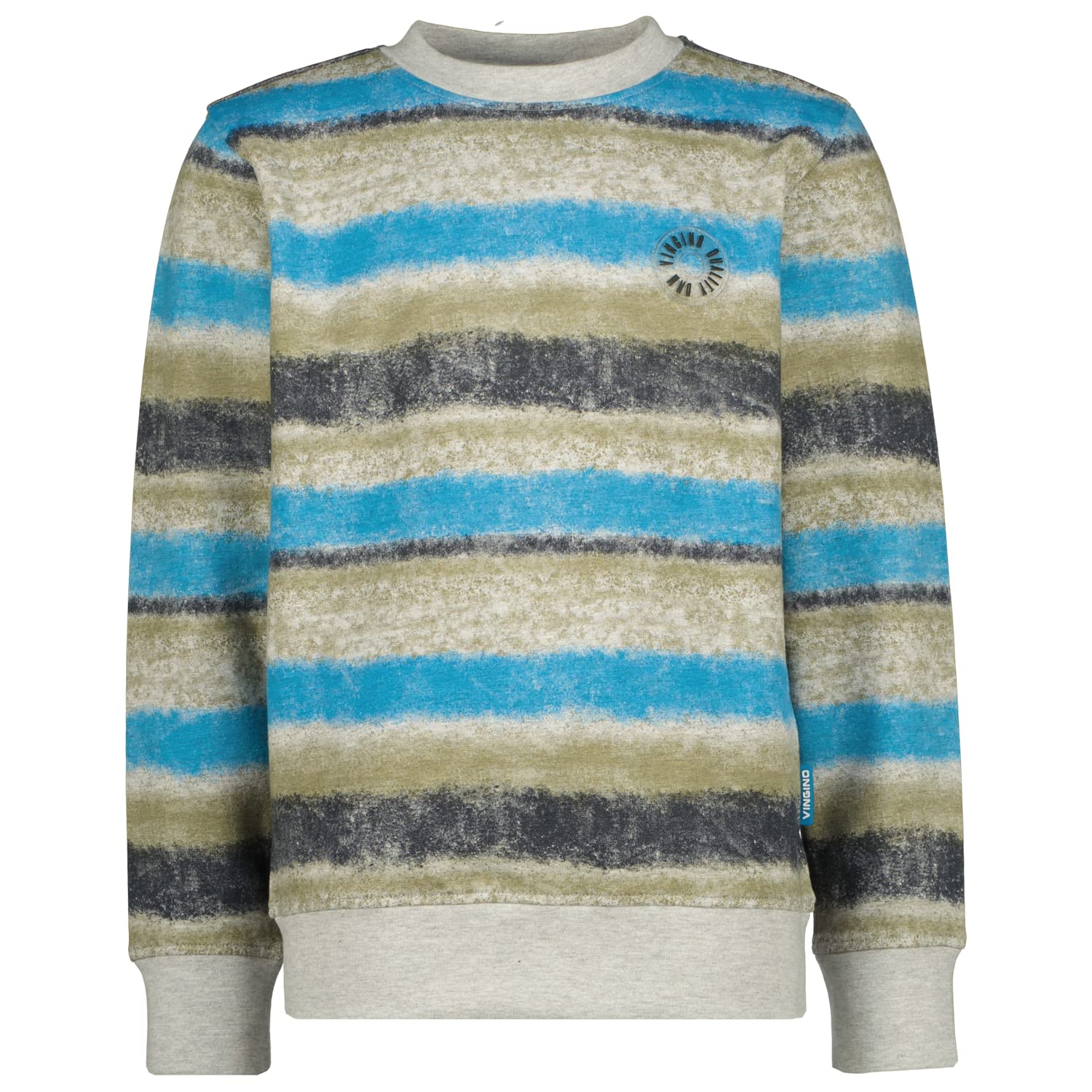 Sweat garçon Nathan Vingino blanc cassé taille 14 ans pull coton confortable