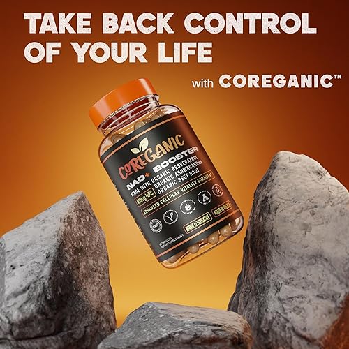 Miniatura 9 de Suplemento NAD+  400 mg NRC con resveratrol orgánico, Ashwagandha, raíz de remolacha y pimienta negra  Energía celular, envejecimiento saludable,