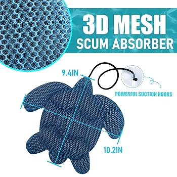 Hot Tub Scum Absorber, Reusable Spa & Pool Cleaner, Scum Absorber For