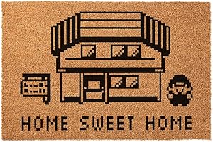 Funny Welcome Mat, P Monster Inspired Home Sweet Home Welcome Front Porch...