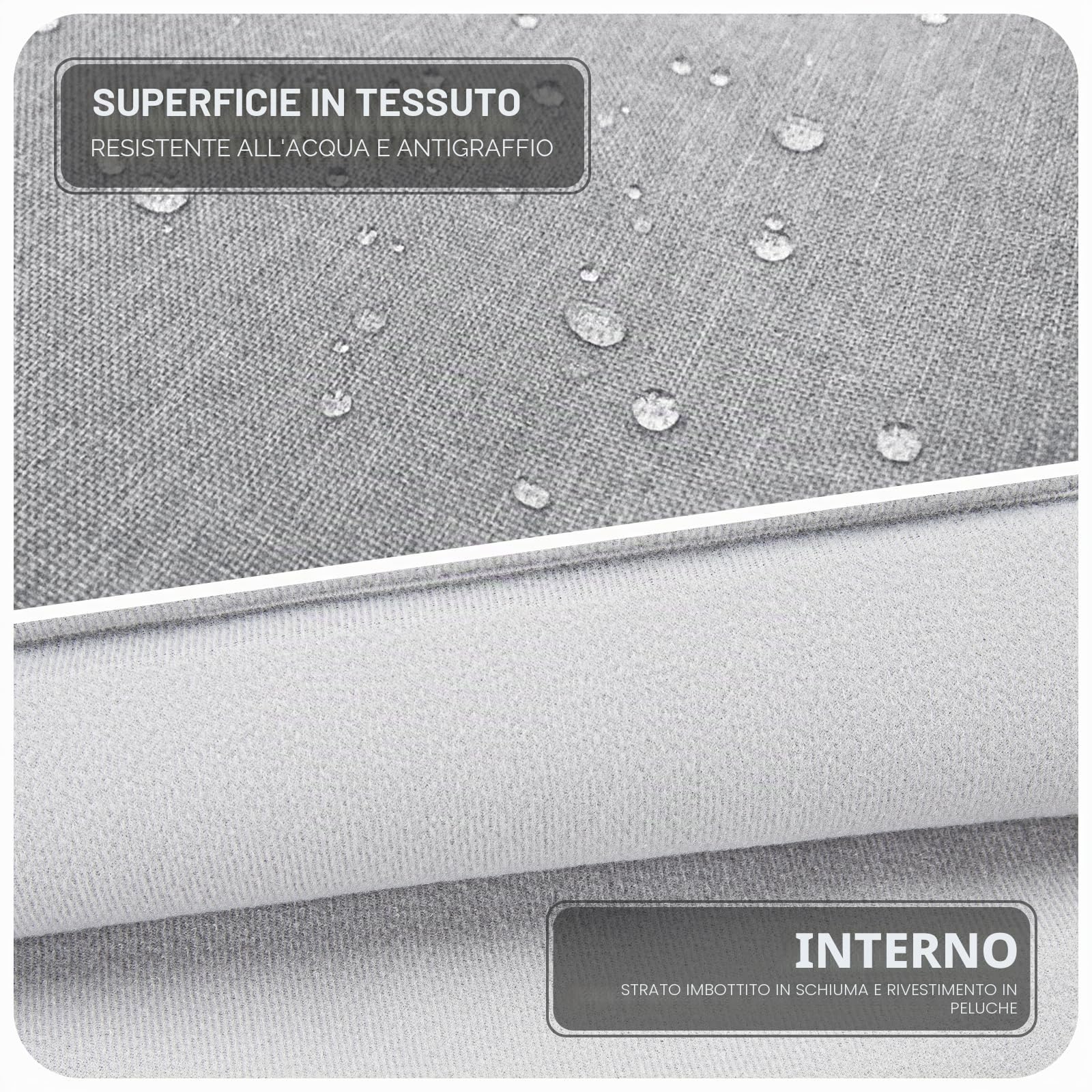 15 Borsa a tracolla per laptop da 15,6 pollici Uomo Donna, Custodia per il trasporto sottile impermeabile Borsa portatile per Acer/Asus/Dell/HP, Grigio